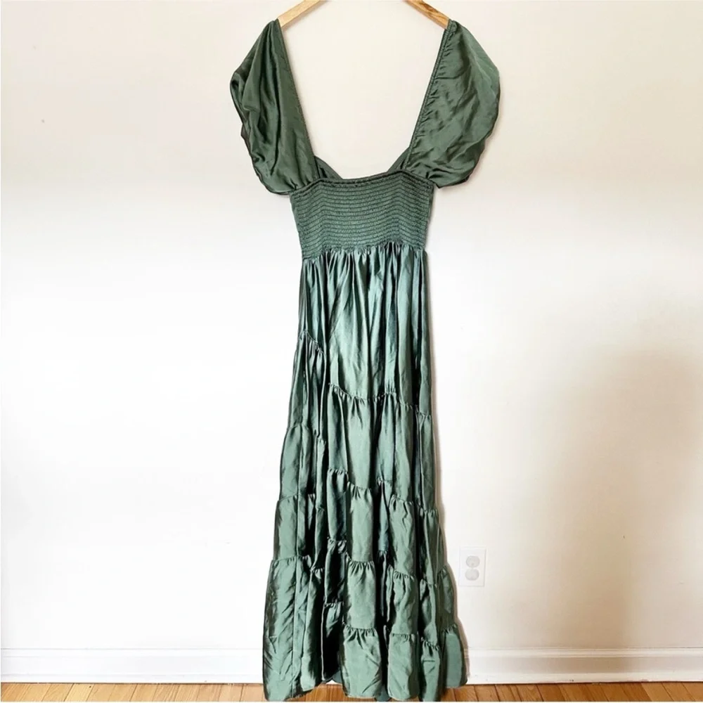 Free People Sundrenched Silky Maxi Dress - Picture 10 of 12